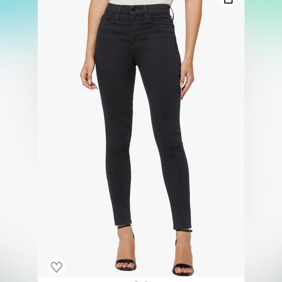 Joe's Jeans The Hi Honey High Rise Skinny Ankle Black Wash Denim - Picture 1 of 8